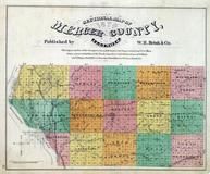 Mercer County Sectional Map, Mercer County 1874